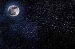 sky, moon, star