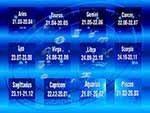 astrology, table, blue
