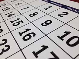 calender, numbers